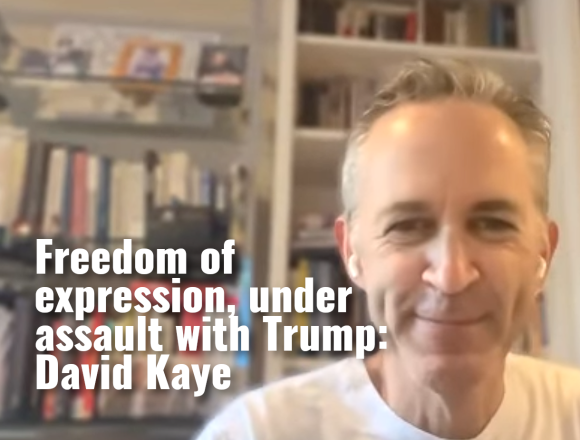 FredomExpressionEntrevista US suffers an across the board assault on free speech under Trump, says former UN Rapporteur